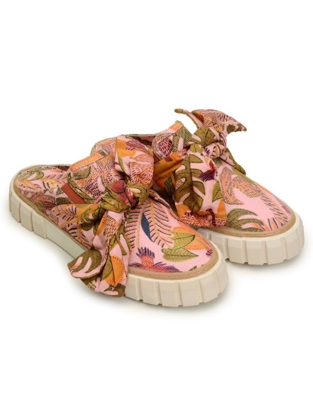 Farm Rio Sneakers with Bows Summer Dream Mule
